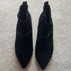 Fayla Black Suede Booties